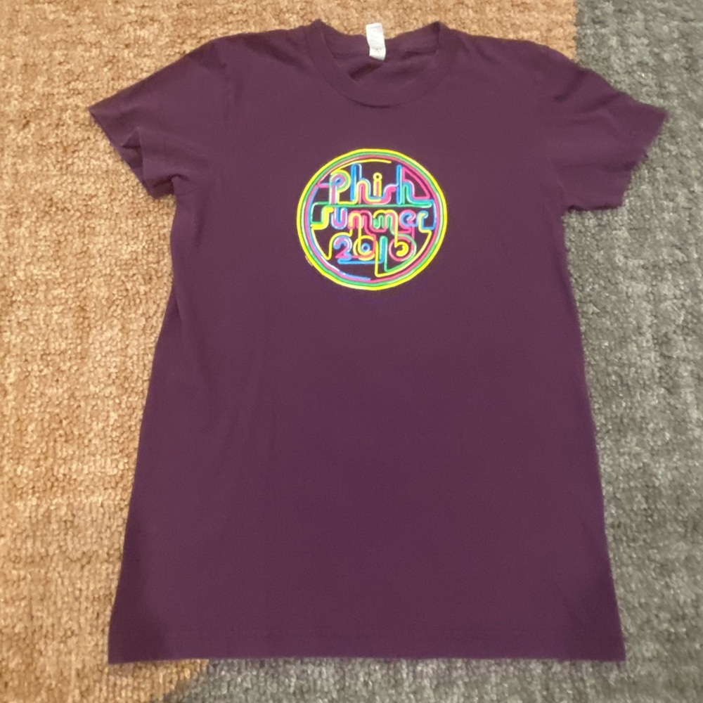 Phish 2010 Summer Tour Concert T Shirt Purple Graphic Print Tee S Small - Picture 2 of 7
